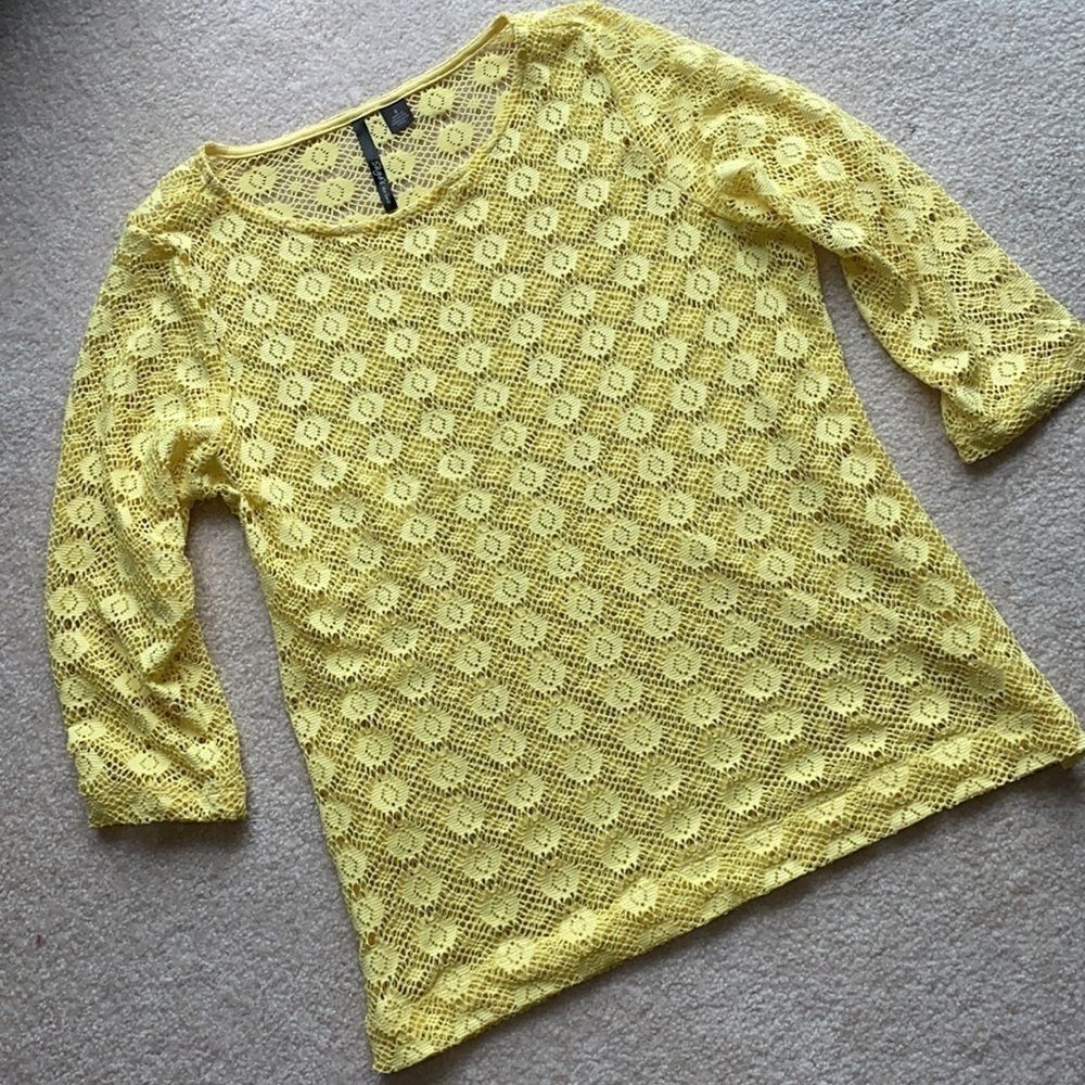 NWOT! “Skye’s the limit” Crocheted Top!
